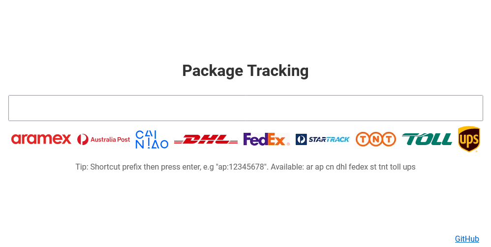 Package Tracking