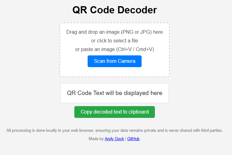 QR Code Decoder